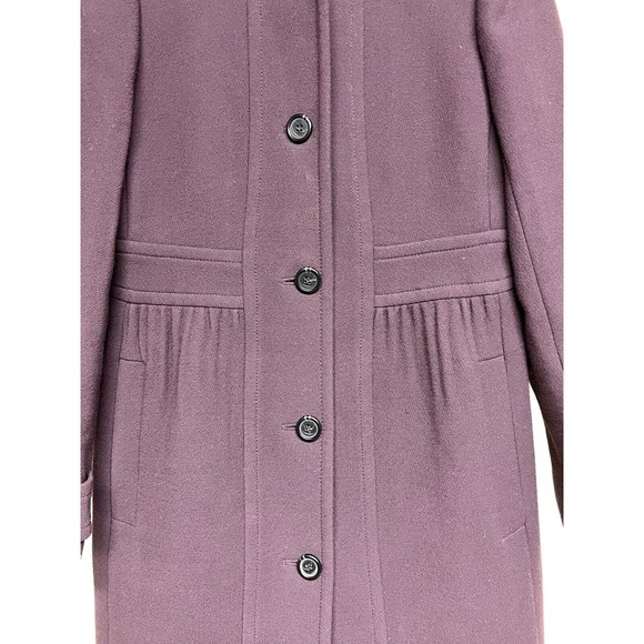 J. Crew Jackets & Coats Jcrew Classic Lady Day Coat Italian Double Cloth Wool Eggplant